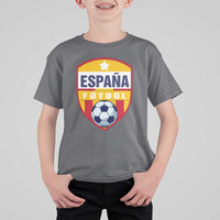Espana Spain Soccer Football Fan Spanish Flag T Shirt For Kid