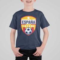 Espana Spain Soccer Football Fan Spanish Flag T Shirt For Kid