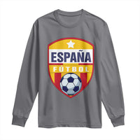 Espana Spain Soccer Football Fan Spanish Flag Long Sleeve Shirt