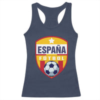 Espana Spain Soccer Football Fan Spanish Flag Racerback Tank Top