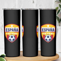 Espana Spain Soccer Football Fan Spanish Flag Skinny Tumbler