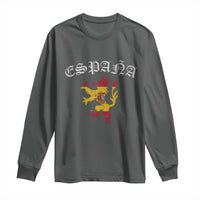 Espana Spain Lion Spanish Flag Spaniard Pride Long Sleeve Shirt