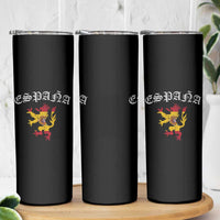 Espana Spain Lion Spanish Flag Spaniard Pride Skinny Tumbler