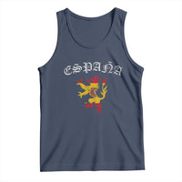 Espana Spain Lion Spanish Flag Spaniard Pride Tank Top