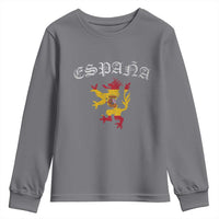 Espana Spain Lion Spanish Flag Spaniard Pride Youth Sweatshirt