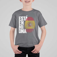 It's in My DNA Espana Spain Spanish Flag Pride T Shirt For Kid