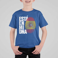 It's in My DNA Espana Spain Spanish Flag Pride T Shirt For Kid