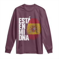 It's in My DNA Espana Spain Spanish Flag Pride Long Sleeve Shirt