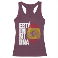It's in My DNA Espana Spain Spanish Flag Pride Racerback Tank Top