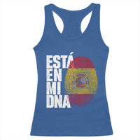 It's in My DNA Espana Spain Spanish Flag Pride Racerback Tank Top