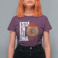 It's in My DNA Espana Spain Spanish Flag Pride T Shirt For Women