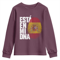 It's in My DNA Espana Spain Spanish Flag Pride Youth Sweatshirt