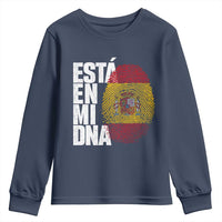 It's in My DNA Espana Spain Spanish Flag Pride Youth Sweatshirt