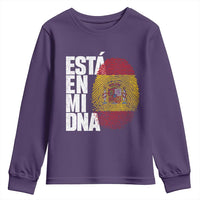 It's in My DNA Espana Spain Spanish Flag Pride Youth Sweatshirt