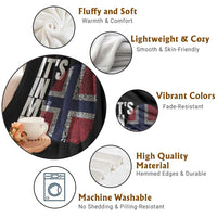 It's in My DNA Norway Norwegian Flag Pride Throw Blanket