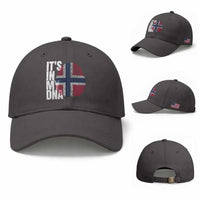 It's in My DNA Norway Norwegian Flag Pride Baseball Cap