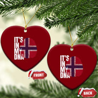 It's in My DNA Norway Norwegian Flag Pride Ceramic Ornament