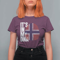 It's in My DNA Norway Norwegian Flag Pride T Shirt For Women