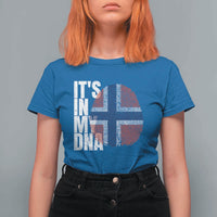 It's in My DNA Norway Norwegian Flag Pride T Shirt For Women