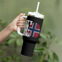 It's in My DNA Norway Norwegian Flag Pride Tumbler With Handle
