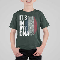 It's in My DNA France French Flag T Shirt For Kid