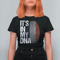 It's in My DNA France French Flag T Shirt For Women