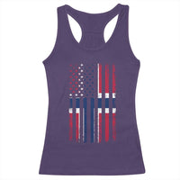 Norwegian Roots Half American Flag USA Norway Pride Racerback Tank Top