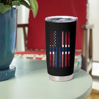 Norwegian Roots Half American Flag USA Norway Pride Tumbler Cup
