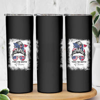 Yes I'm Both of Them Half Norwegian American Skinny Tumbler