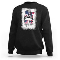 Yes I'm Both of Them Half Norwegian American Sweatshirt