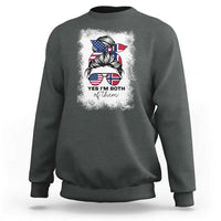 Yes I'm Both of Them Half Norwegian American Sweatshirt
