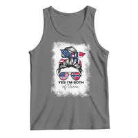 Yes I'm Both of Them Half Norwegian American Tank Top