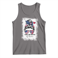 Yes I'm Both of Them Half Norwegian American Tank Top