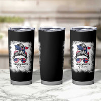 Yes I'm Both of Them Half Norwegian American Tumbler Cup
