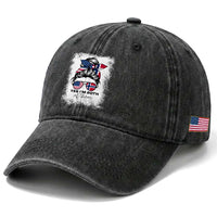 Yes I'm Both of Them Half Norwegian American Washed Cotton Baseball Cap