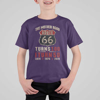 Highway 66 Turn 100 I Turn 50 T Shirt For Kid Vintage 1976 Road Sign 50 Year Old Gift 2026