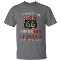 Highway 66 Turn 100 I Turn 50 T Shirt Vintage 1976 Road Sign 50 Year Old Gift 2026