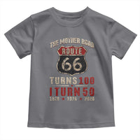 Highway 66 Turn 100 I Turn 50 Toddler T Shirt Vintage 1976 Road Sign 50 Year Old Gift 2026