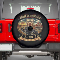 Route Highway 66 Turns 100 I Turn 70 Spare Tire Cover Vintage 1956 Road Sign Antique Car Lover 70th Birthday Gift