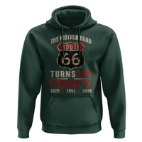 Route Highway 66 Turns 100 I Turn 75 Hoodie Vintage 1951 Road Sign 75th Birthday Gift