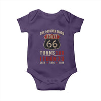 Route Highway 66 Turns 100 I Turn 70 Baby Onesie Vintage 1956 Road Sign 70th Birthday Gift