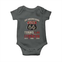 Route Highway 66 Turns 100 I Turn 60 Baby Onesie Vintage 1966 Road Sign 60th Birthday Gift
