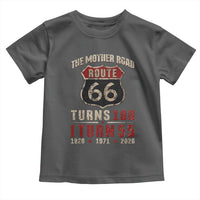 Route Highway 66 Turns 100 I Turn 55 Toddler T Shirt Vintage 1971 Road Sign 55th Birthday Gift