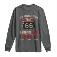 Route Highway 66 Turns 100 I Turn 35 Long Sleeve Shirt Vintage 1991 Road Sign 35th Birthday Gift