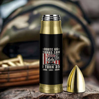 Route Highway 66 Turns 100 I Turn 35 Bullet Tumbler Vintage 1991 Born American Road Sign 35th Birthday Gift