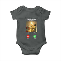 Funny Santa Jesus Video Call Baby Onesie - Wonder Print Shop