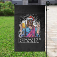Jesus Christmas Garden Flag Funny Drinking Beer Xmas Holiday - Wonder Print Shop