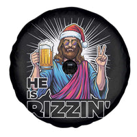 Jesus Christmas Spare Tire Cover Funny Drinking Beer Xmas Holiday - Wonder Print Shop