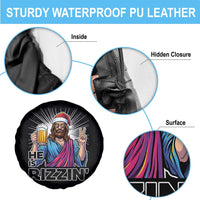 Jesus Christmas Spare Tire Cover Funny Drinking Beer Xmas Holiday - Wonder Print Shop