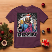 Jesus Christmas T Shirt Funny Drinking Beer Xmas Holiday - Wonder Print Shop